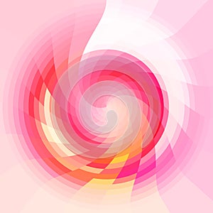 Abstract colorful twirl