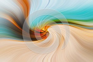 Abstract colorful twirl effect background