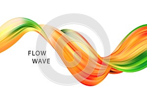 Abstract colorful vector background, color flow liquid wave for design brochure, website, flyer.