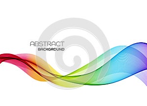 Abstract colorful vector background, color flow wave for design brochure, website, flyer.