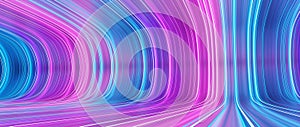 abstract colorful vivid purple-blue tone background, bright glowing neon led