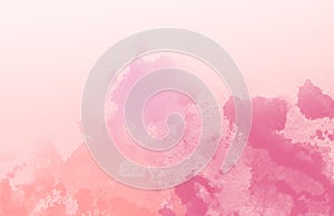 Abstract colorful water color,pink romantic tone.