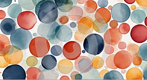 Abstract colorful watercolor background dotted graphic design