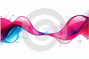 abstract colorful wave background with pink and blue colors