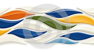 abstract colorful wave pattern background