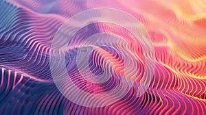 Discover abstract and vibrant wave patterns with gradient textures in this creative artwork AIG62