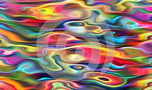 Abstract colorful waves background photo