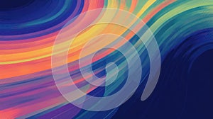 Abstract colorful waves creating a dynamic and vibrant visual effect