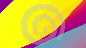 Abstract colorful wavy background in bright rainbow colors.