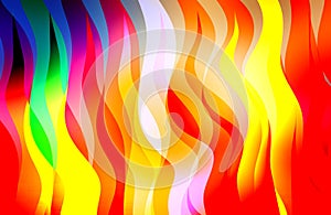 Abstract colorful wavy background .vivid color vector illustration.