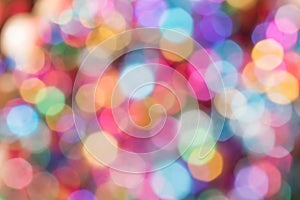 Abstract colorfull blurry bubbles background