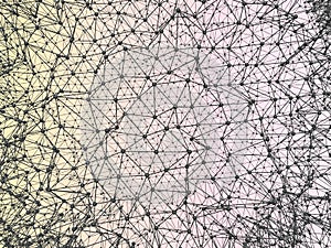 Abstract colorfull Geometrical Background .Futuristic technology