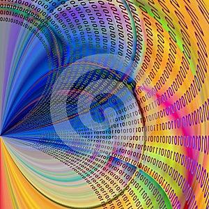 Abstract coloring background