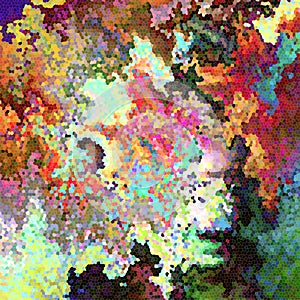 Abstract coloring background of gradient