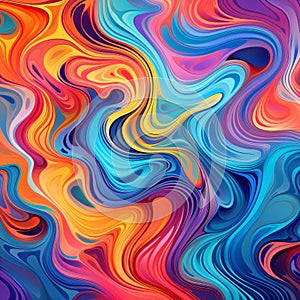 Abstract coloring background of the gradient with visual wave and lighting effects