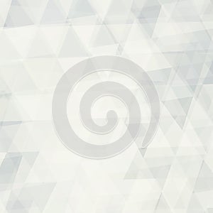 Abstract colorless background textured by transparent triangles