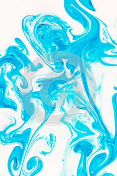 Abstract colors, backgrounds and textures. Food Coloring in milk