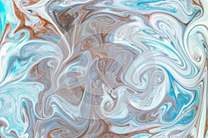 Abstract colors, backgrounds and textures. Food Coloring in milk