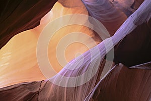 Abstract Colors:Canyon Peach/Purple Pastel Rocks