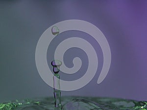 Abstract Colors colliding drops different fluids funds forms