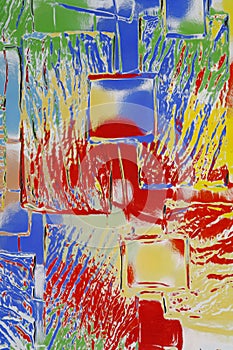 Abstracto colores vaso 