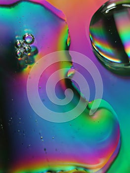 Abstract Colors Rainbow Drops reflexes macro background blur photo