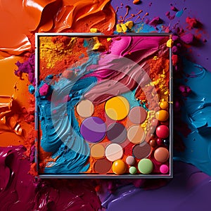 Abstract Colorscapes: A Bold and Artistic Makeup Palette