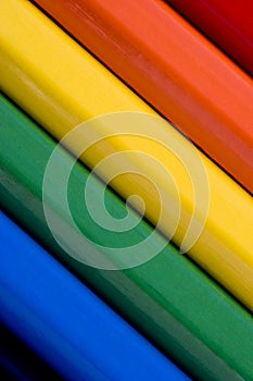 Abstract colourful background of coloured Pencils