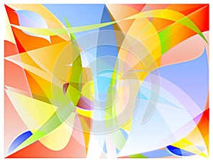 Abstract colours vector