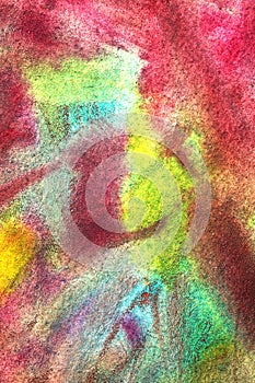 Abstract Combination of Pastel Gouaches