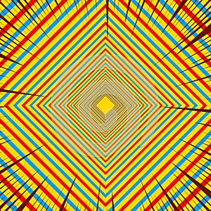 Abstract comic concept