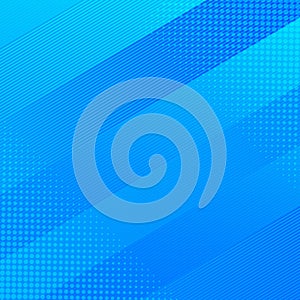 Abstract comic dynamic blue template