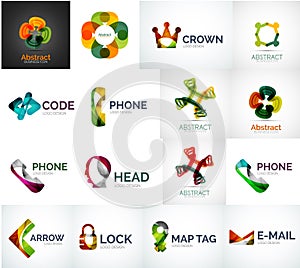 Abstract company logo collection