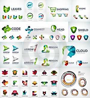 Abstract company logo collection