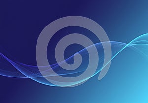 Abstract composition features smooth, flowing lines creating a wave-like pattern.