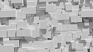 Cg non-ai abstract rectangular 3d block illustration