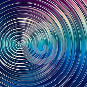 Abstract composition featuring concentric rings radiating from the center, creating a ripple