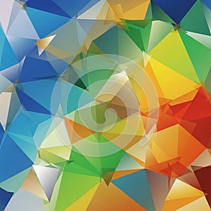 An abstract composition featuring a dynamic array of overlapping