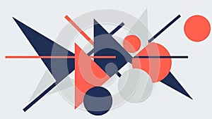 Combination of sharp angles and soft curves adds visual contrast and