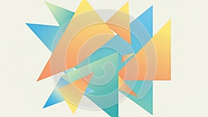 The arrangement forms a complex, geometric pattern against a light background