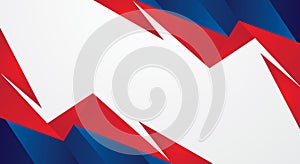 Modern abstract blue and red with white background images