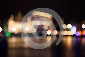 Abstract composition with London lights