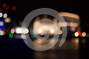 Abstract composition with London lights