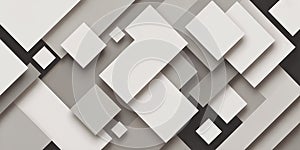 Abstract Geometric Composition of Overlapping Squares and Rectangles background pattern