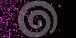 Abstract composition of  triangle.