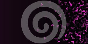 Abstract composition of  triangle.