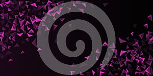 Abstract composition of  triangle.