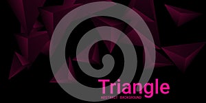 Abstract composition of  triangle.