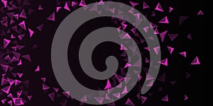 Abstract composition of  triangle.