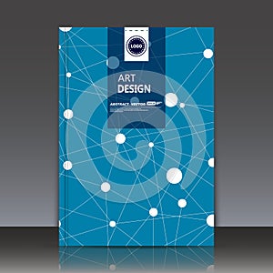 Abstract composition, triangle, square text frame surface icon